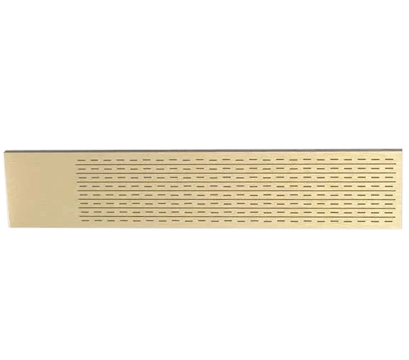Precision CNC machined copper alloy linear slotted waveguide antenna with high-consistency radiation slots