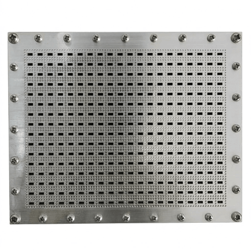 Precision CNC machined aluminum millimeter-wave slot array antenna with high-consistency micro-hole array for 5G telecommunication