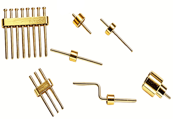 Custom gold-plated glass-to-metal seal insulators, multi-pin headers, and RF feedthrough terminals for hermetic electronic packages